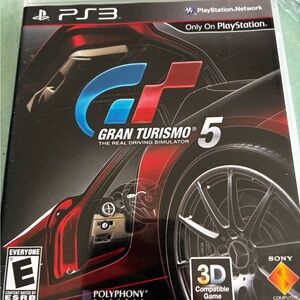 Sony Gran Turismo 5 for PS3 - Black and Red